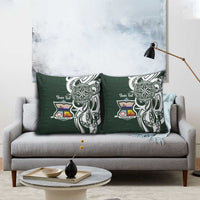Personalised Tonga Takuilau College Pillow Cover Est 1975 Tongan Ngatu Pattern LT14 - Polynesian Pride