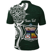 Personalised Tonga Takuilau College Polo Shirt Est 1975 Tongan Ngatu Pattern LT14 - Polynesian Pride