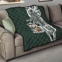 Personalised Tonga Takuilau College Quilt Est 1975 Tongan Ngatu Pattern - Polynesian Pride