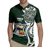 Personalised Tonga Takuilau College Rugby Jersey Est 1975 Tongan Ngatu Pattern - Polynesian Pride