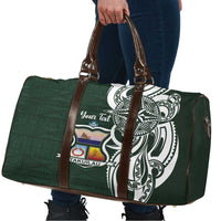 Personalised Tonga Takuilau College Travel Bag Est 1975 Tongan Ngatu Pattern LT14 - Polynesian Pride