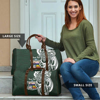 Personalised Tonga Takuilau College Travel Bag Est 1975 Tongan Ngatu Pattern LT14 - Polynesian Pride