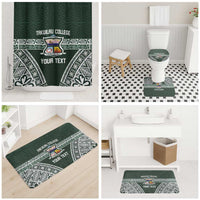 Personalised Tonga Takuilau College Bathroom Set 50th Anniversary Ngatu Kupesi - Polynesian Pride