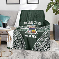 Personalised Tonga Takuilau College Blanket 50th Anniversary Ngatu Kupesi - Polynesian Pride
