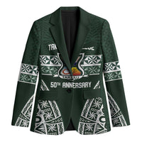 Personalised Tonga Takuilau College Blazer 50th Anniversary Ngatu Kupesi - Polynesian Pride