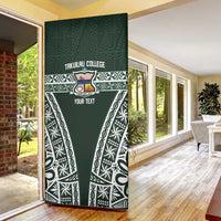 Personalised Tonga Takuilau College Door Cover 50th Anniversary Ngatu Kupesi LT14 - Polynesian Pride