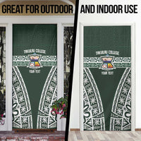 Personalised Tonga Takuilau College Door Cover 50th Anniversary Ngatu Kupesi LT14 - Polynesian Pride