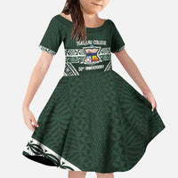 Personalised Tonga Takuilau College Family Matching Puletasi and Hawaiian Shirt 50th Anniversary Ngatu Kupesi - Polynesian Pride