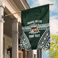 Personalised Tonga Takuilau College Garden Flag 50th Anniversary Ngatu Kupesi - Polynesian Pride
