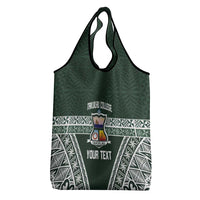 Personalised Tonga Takuilau College Grocery Bag 50th Anniversary Ngatu Kupesi LT14 - Polynesian Pride