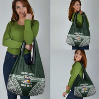 Personalised Tonga Takuilau College Grocery Bag 50th Anniversary Ngatu Kupesi LT14 - Polynesian Pride