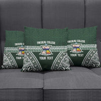 Personalised Tonga Takuilau College Pillow Cover 50th Anniversary Ngatu Kupesi LT14 - Polynesian Pride