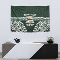 Personalised Tonga Takuilau College Tapestry 50th Anniversary Ngatu Kupesi - Polynesian Pride