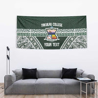Personalised Tonga Takuilau College Tapestry 50th Anniversary Ngatu Kupesi - Polynesian Pride