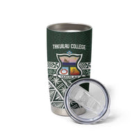 Personalised Tonga Takuilau College Tumbler Cup 50th Anniversary Ngatu Kupesi LT14 - Polynesian Pride