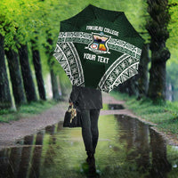 Personalised Tonga Takuilau College Umbrella 50th Anniversary Ngatu Kupesi LT14 - Polynesian Pride