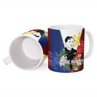 Philippines Rizal Day Ceramic Mug Filipino Sampaguita Grunge Style LT14 - Polynesian Pride