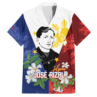 Philippines Rizal Day Family Matching Tank Maxi Dress and Hawaiian Shirt Filipino Sampaguita Grunge Style - Polynesian Pride