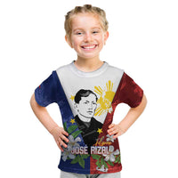 Philippines Rizal Day Kid T Shirt Filipino Sampaguita Grunge Style - Polynesian Pride
