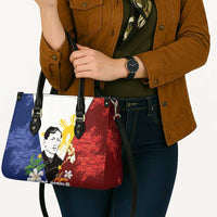 Philippines Rizal Day Leather Bag Filipino Sampaguita Grunge Style LT14 - Polynesian Pride
