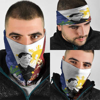 Philippines Rizal Day Neck Gaiter Filipino Sampaguita Grunge Style - Polynesian Pride
