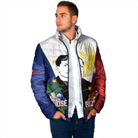 Philippines Rizal Day Padded Jacket Filipino Sampaguita Grunge Style - Polynesian Pride