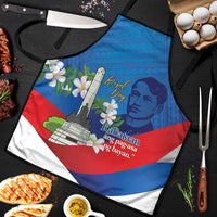 Philippines Rizal Day Apron Filipino Motto Stella Polynesian Pattern LT14 Blue - Polynesian Pride