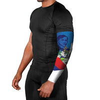 Philippines Rizal Day Arm Sleeves Filipino Motto Stella Polynesian Pattern - Polynesian Pride