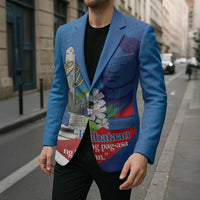 Philippines Rizal Day Blazer Filipino Motto Stella Polynesian Pattern - Polynesian Pride