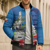 Philippines Rizal Day Bomber Puffer Jacket Filipino Motto Stella Polynesian Pattern - Polynesian Pride