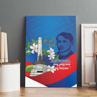 Philippines Rizal Day Canvas Wall Art Filipino Motto Stella Polynesian Pattern - Polynesian Pride