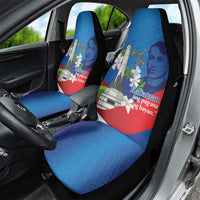 Philippines Rizal Day Car Seat Cover Filipino Motto Stella Polynesian Pattern - Polynesian Pride