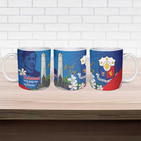 Philippines Rizal Day Ceramic Mug Filipino Motto Stella Polynesian Pattern LT14 - Polynesian Pride