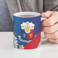 Philippines Rizal Day Ceramic Mug Filipino Motto Stella Polynesian Pattern LT14 - Polynesian Pride