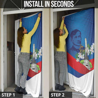 Philippines Rizal Day Door Cover Filipino Motto Stella Polynesian Pattern LT14 - Polynesian Pride