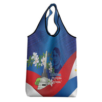Philippines Rizal Day Grocery Bag Filipino Motto Stella Polynesian Pattern LT14 - Polynesian Pride