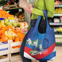 Philippines Rizal Day Grocery Bag Filipino Motto Stella Polynesian Pattern LT14 - Polynesian Pride