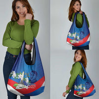 Philippines Rizal Day Grocery Bag Filipino Motto Stella Polynesian Pattern LT14 - Polynesian Pride