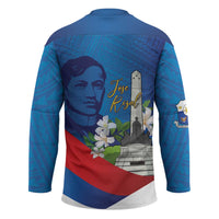 Philippines Rizal Day Hockey Jersey Filipino Motto Stella Polynesian Pattern LT14 - Polynesian Pride