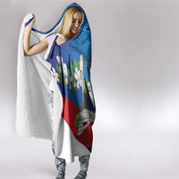 Philippines Rizal Day Hooded Blanket Filipino Motto Stella Polynesian Pattern - Polynesian Pride