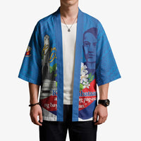 Philippines Rizal Day Kimono Filipino Motto Stella Polynesian Pattern - Polynesian Pride