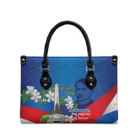 Philippines Rizal Day Leather Bag Filipino Motto Stella Polynesian Pattern LT14 - Polynesian Pride