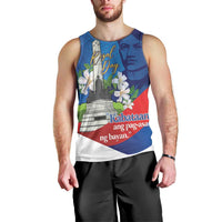 Philippines Rizal Day Men Tank Top Filipino Motto Stella Polynesian Pattern - Polynesian Pride