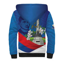 Philippines Rizal Day Sherpa Hoodie Filipino Motto Stella Polynesian Pattern - Polynesian Pride