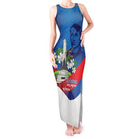 Philippines Rizal Day Tank Maxi Dress Filipino Motto Stella Polynesian Pattern - Polynesian Pride