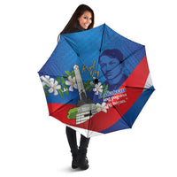Philippines Rizal Day Umbrella Filipino Motto Stella Polynesian Pattern LT14 - Polynesian Pride