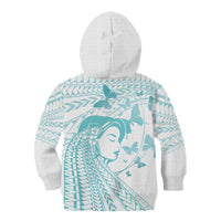 Polynesia Cervical Cancer Awareness Month Kid Hoodie Polynesian Women Faith Hope Love!