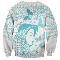 Polynesia Cervical Cancer Awareness Month Sweatshirt Polynesian Women Faith Hope Love!