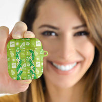 Aloha Hawaii Tuberose Lei AirPods Case Tropical Vibes Green Color LT14 - Polynesian Pride