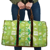 Aloha Hawaii Tuberose Lei Travel Bag Tropical Vibes Green Color - Polynesian Pride